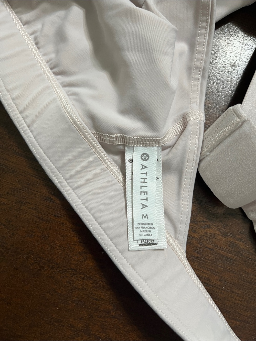 Athleta T-Back Sports Bra in Taupe - Picture 5 of 7